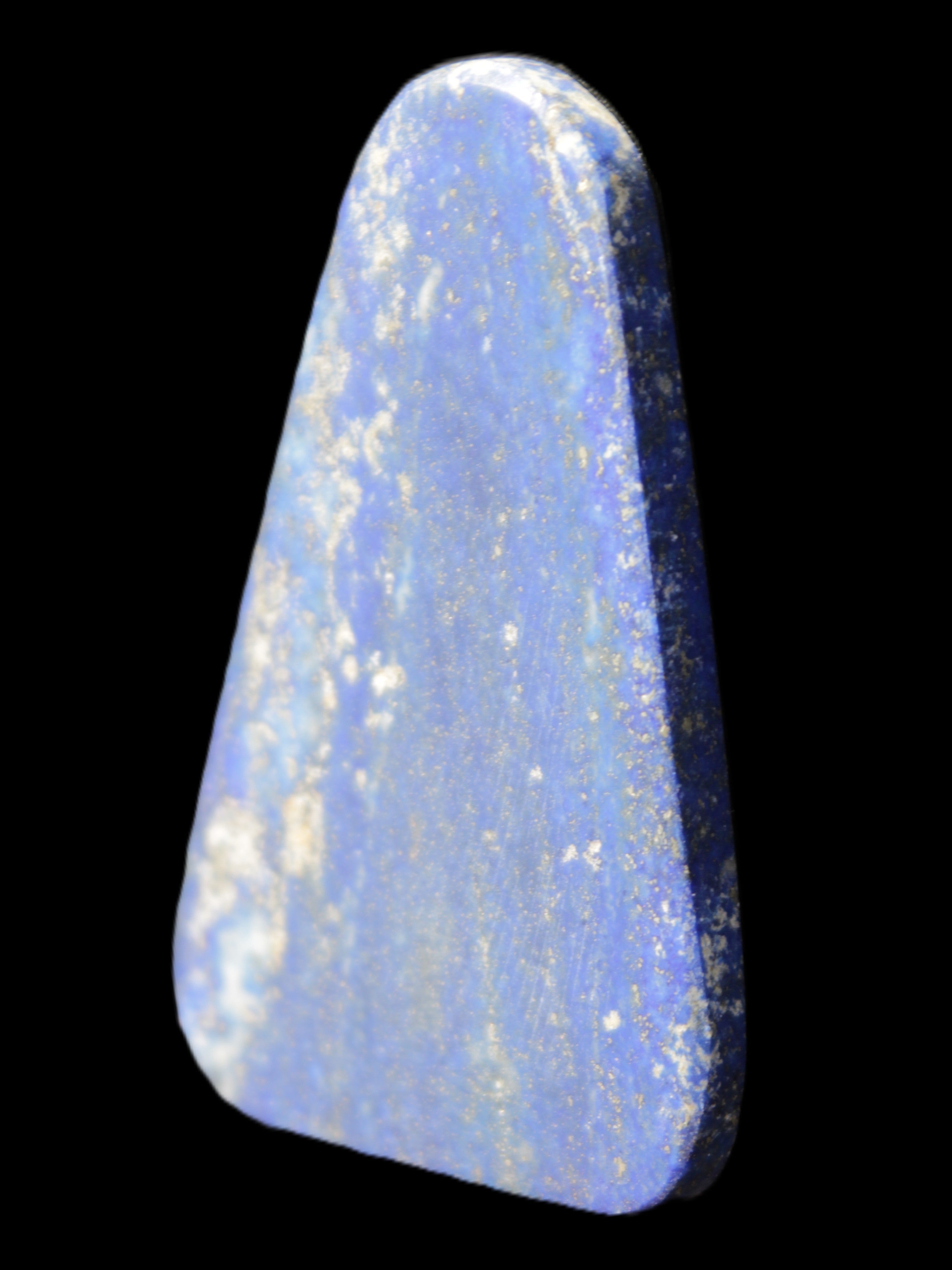 Lapis Lazuli rounded triangular pendant shape 37*6*54mm 29.5g in sunlight - Rocks and Things Store