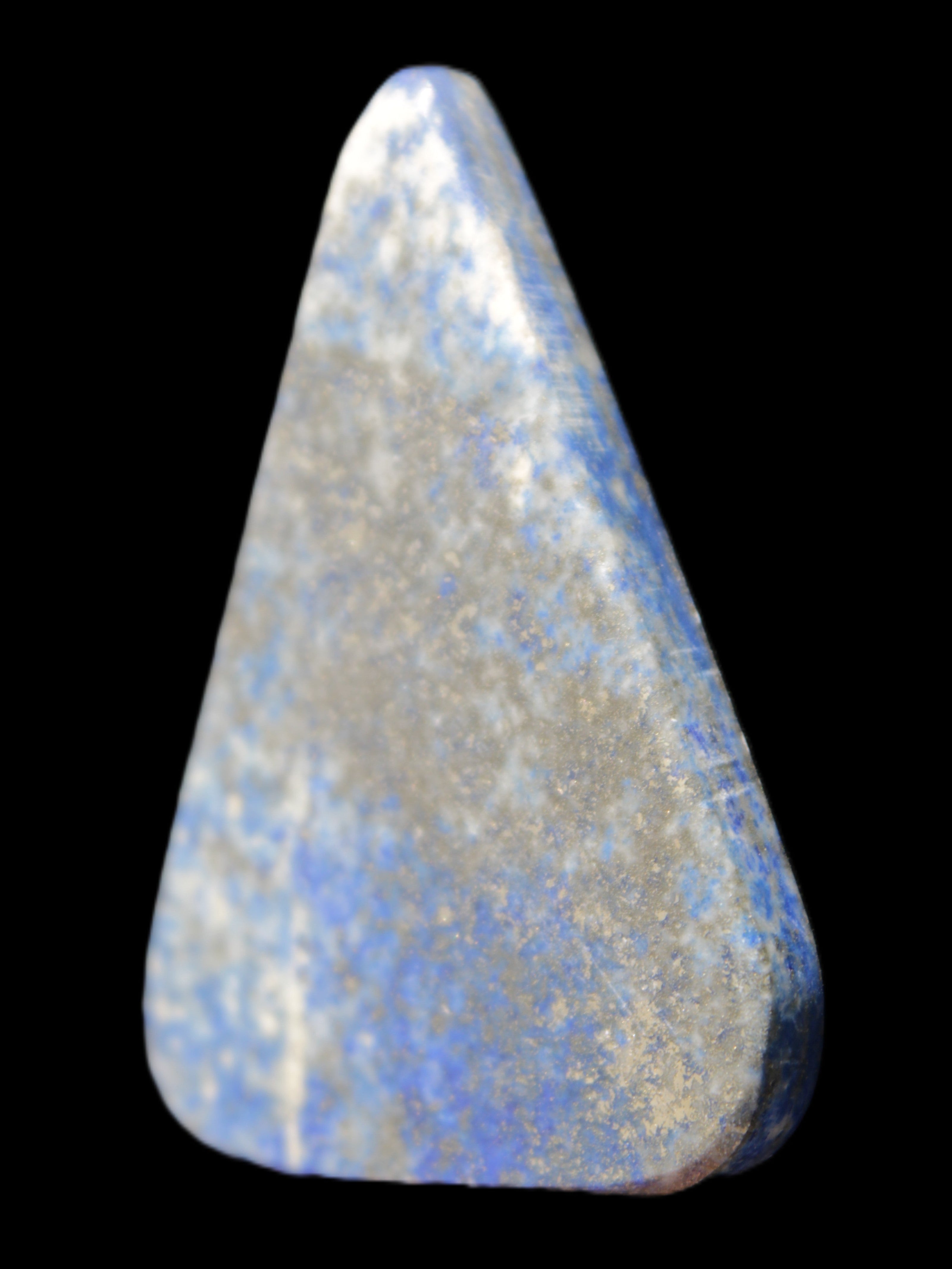 Lapis Lazuli triangular pendant shape 37*6*54mm 24.9g in sunlight - Rocks and Things Store