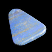 Lapis Lazuli rounded triangular pendant shape 33*5*43mm 20g in sunlight