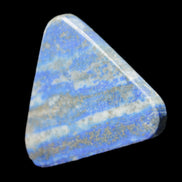 Lapis Lazuli rounded triangular pendant shape 56*5*43mm 28.8g in sunlight - Rocks and Things Store
