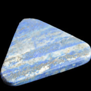 Lapis Lazuli rounded triangular pendant shape 56*5*43mm 28.8g in sunlight - Rocks and Things Store