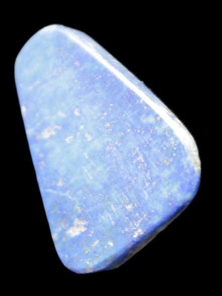 Lapis Lazuli rounded triangular pendant shape 30*2-5*40mm 14.6g in sunlight