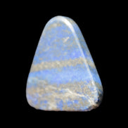 Lapis Lazuli rounded triangular pendant shape 31*5*33mm 13.1g in sunlight