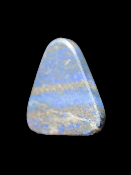 Lapis Lazuli rounded triangular pendant shape 31*5*33mm 13.1g in sunlight