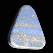 Lapis Lazuli rounded triangular pendant shape 31*5*33mm 13.1g in sunlight