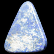 Lapis Lazuli triangular pendant shape 35-40mm 13-16g in sunlight - Rocks and Things Store