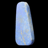 Lapis Lazuli rounded pendant shape 19*5*40mm 10.6g in sunlight - Rocks and Things Store