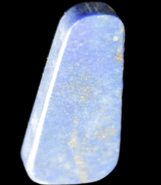 Lapis Lazuli rounded pendant shape 19*5*40mm 10.6g in sunlight - Rocks and Things Store