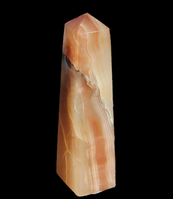 Afghan Jade Onyx obelisk 450g Rocks and Things