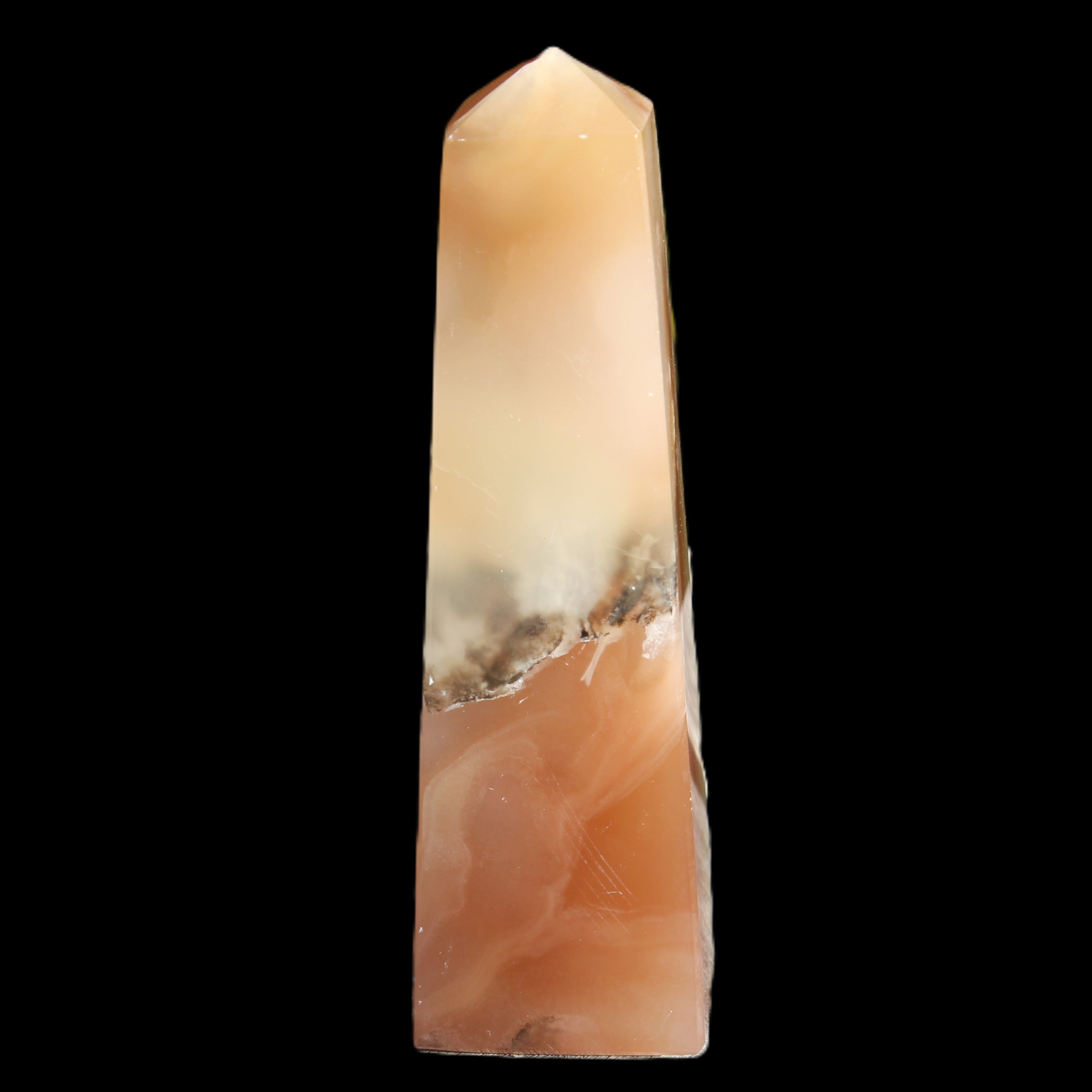 Afghan Jade Onyx obelisk 450g Rocks and Things