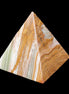 Afghan Jade pyramid 100*100*110mm 1000g in sunlight - Rocks and Things Store