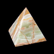 Afghan Jade pyramid 100*100*110mm 1000g in sunlight - Rocks and Things Store