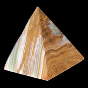 Afghan Jade pyramid 100*100*110mm 1000g in sunlight - Rocks and Things Store