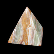 Afghan Jade pyramid 100*100*110mm 1000g in sunlight - Rocks and Things Store