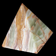 Afghan Jade pyramid 100*100*110mm 1000g in sunlight - Rocks and Things Store