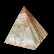 Afghan Jade pyramid 100*100*110mm 1000g in sunlight - Rocks and Things Store