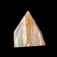 Afghan Jade pyramid 100*100*110mm 1000g in sunlight - Rocks and Things Store