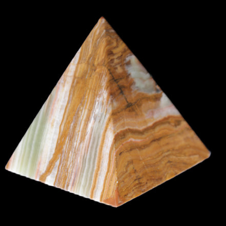Afghan Jade pyramid 100*100*110mm 1000g in sunlight - Rocks and Things Store