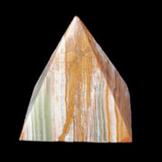 Afghan Jade pyramid 100*100*110mm 1000g in sunlight - Rocks and Things Store