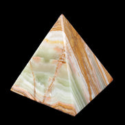 Afghan Jade pyramid 100*100*110mm 1000g in sunlight - Rocks and Things Store