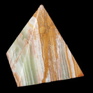 Afghan Jade pyramid 100*100*110mm 1000g in sunlight - Rocks and Things Store