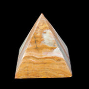 Afghan Jade pyramid 100*100*110mm 1000g in sunlight - Rocks and Things Store