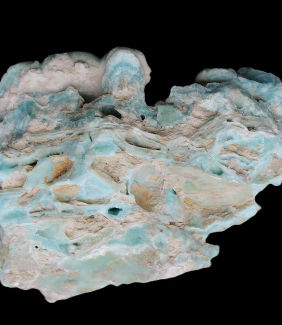 Massive Blue Aragonite specimen 238*150*110mm 4500g in sunlight - Rocks and Things Store