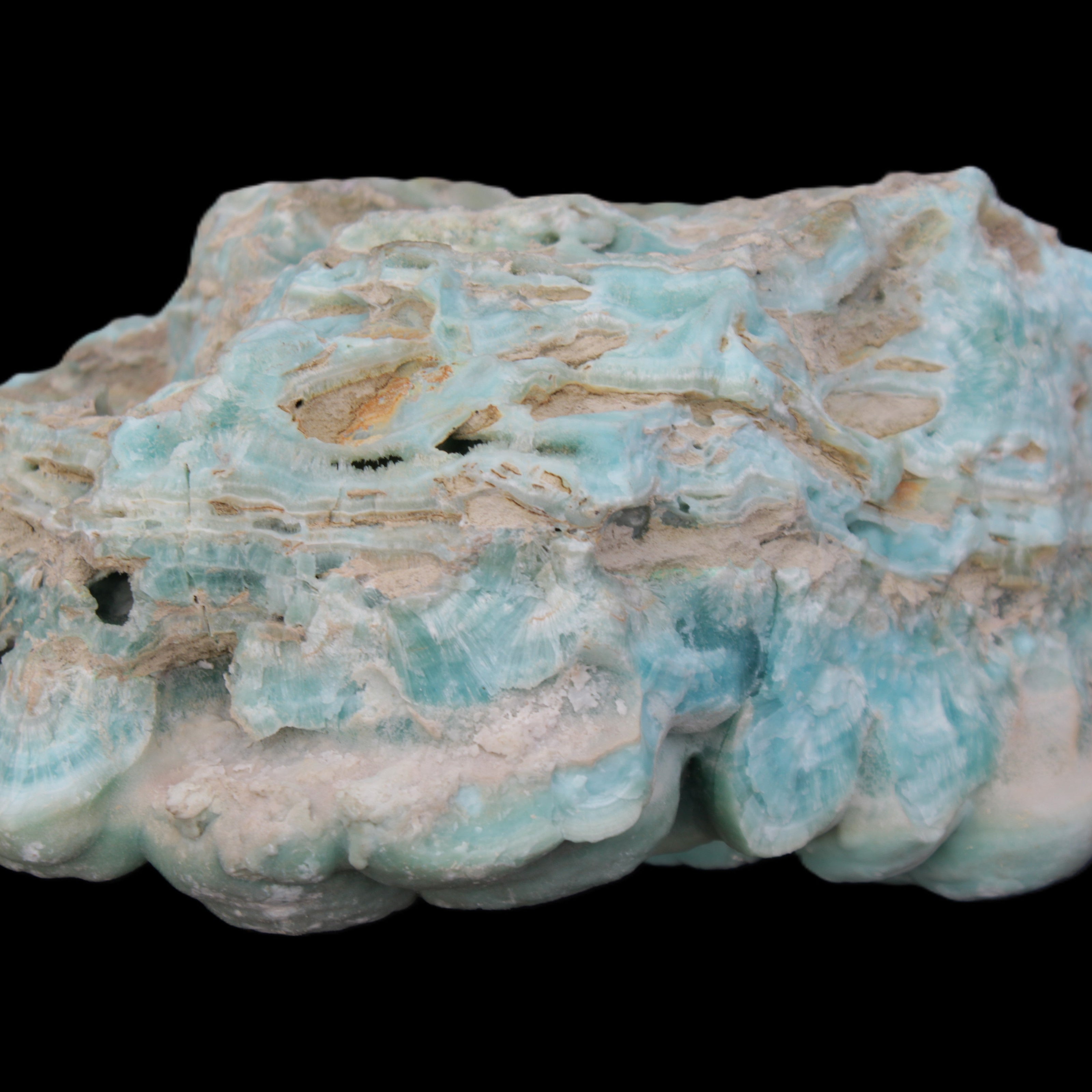 Massive Blue Aragonite specimen 238*150*110mm 4500g in sunlight - Rocks and Things Store