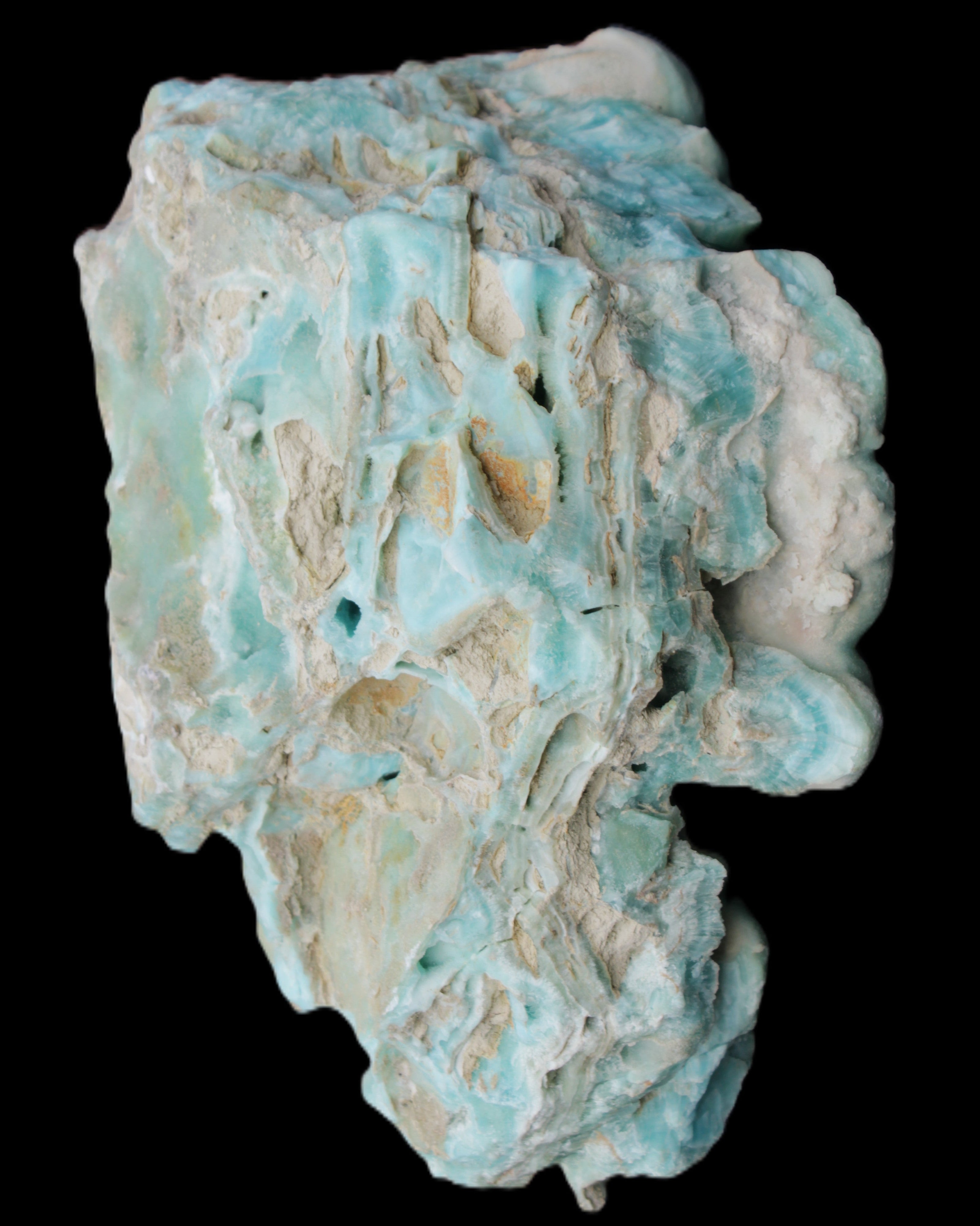 Massive Blue Aragonite specimen 238*150*110mm 4500g in sunlight - Rocks and Things Store