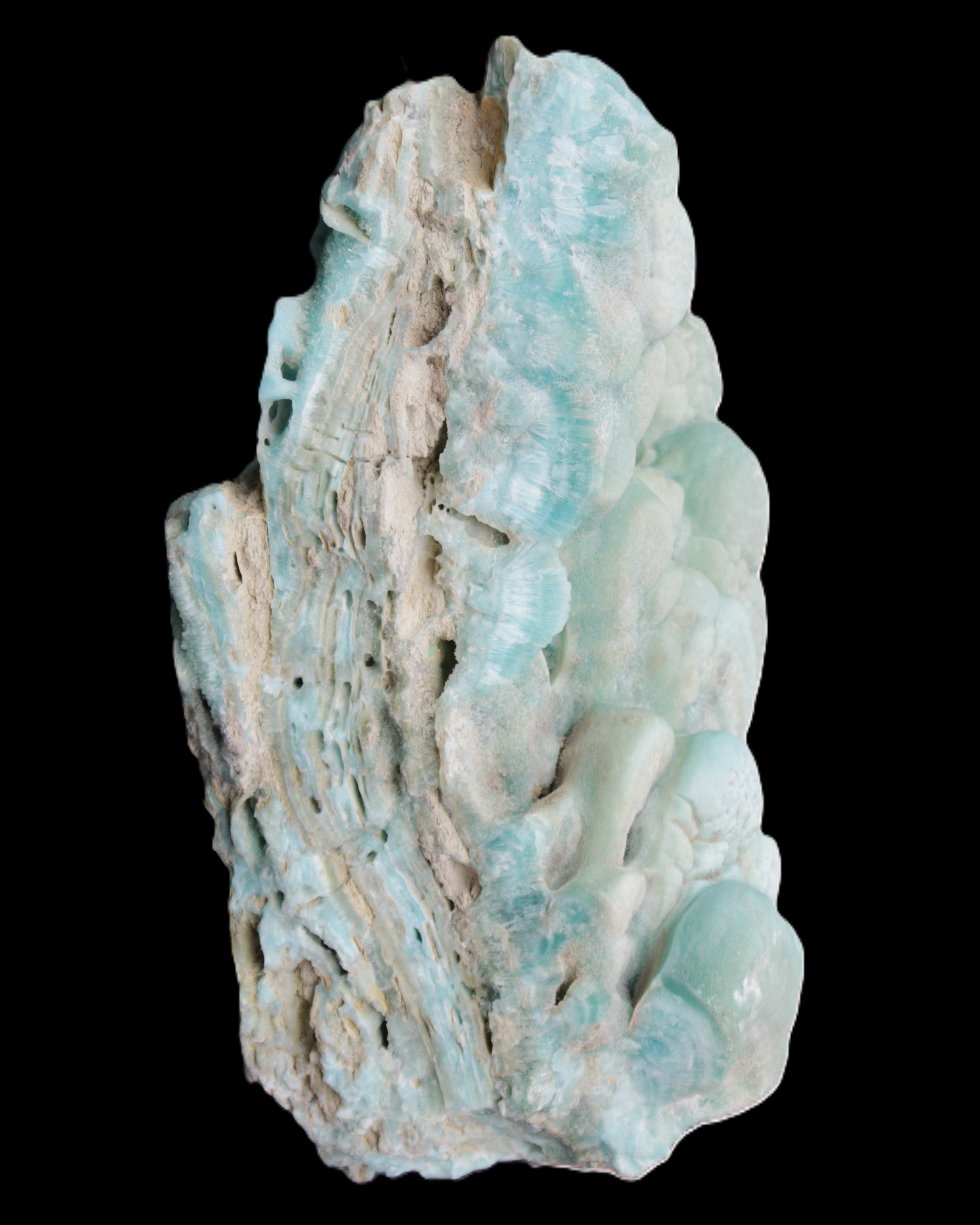 Massive Blue Aragonite specimen 238*150*110mm 4500g in sunlight - Rocks and Things Store