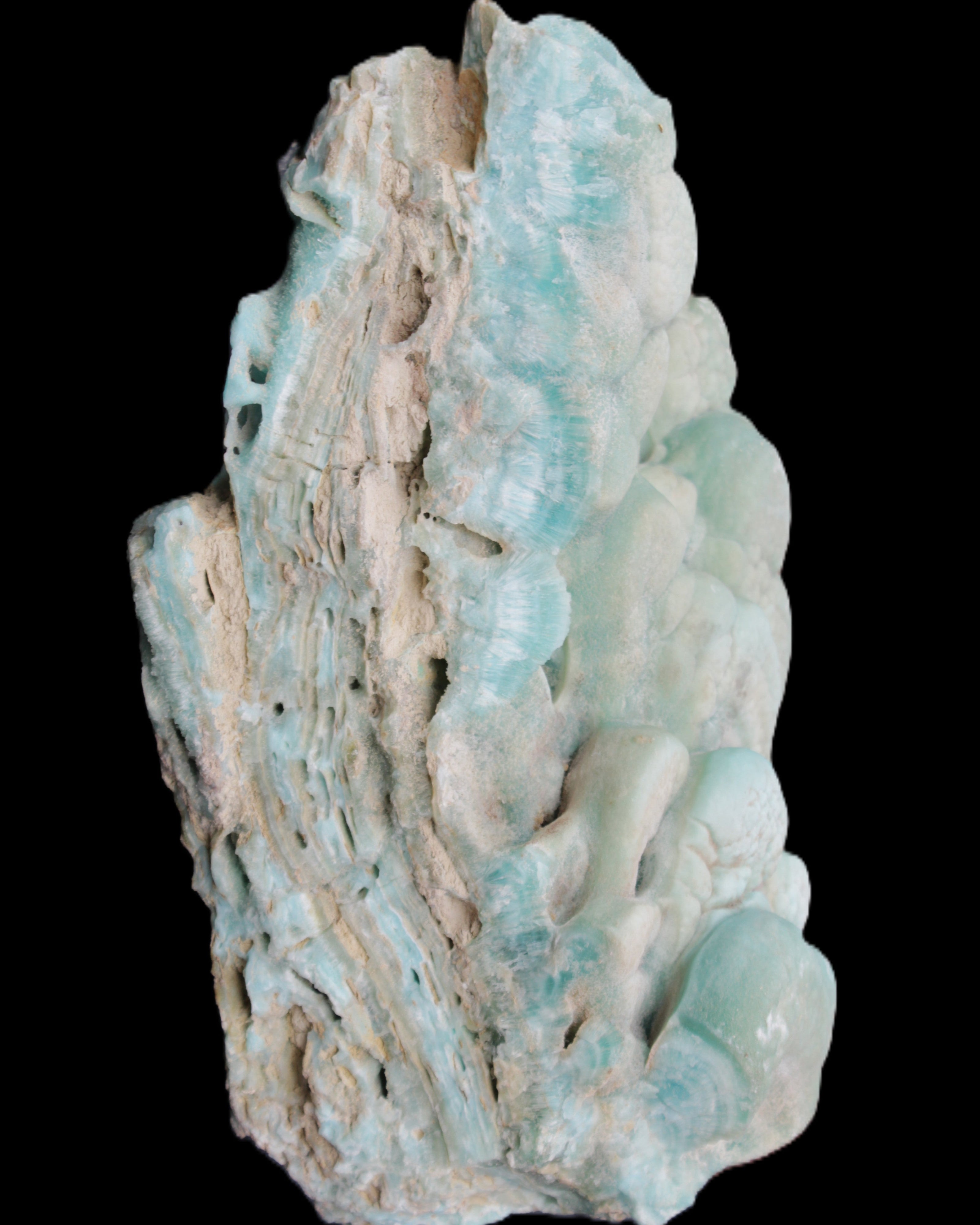 Massive Blue Aragonite specimen 238*150*110mm 4500g in sunlight - Rocks and Things Store