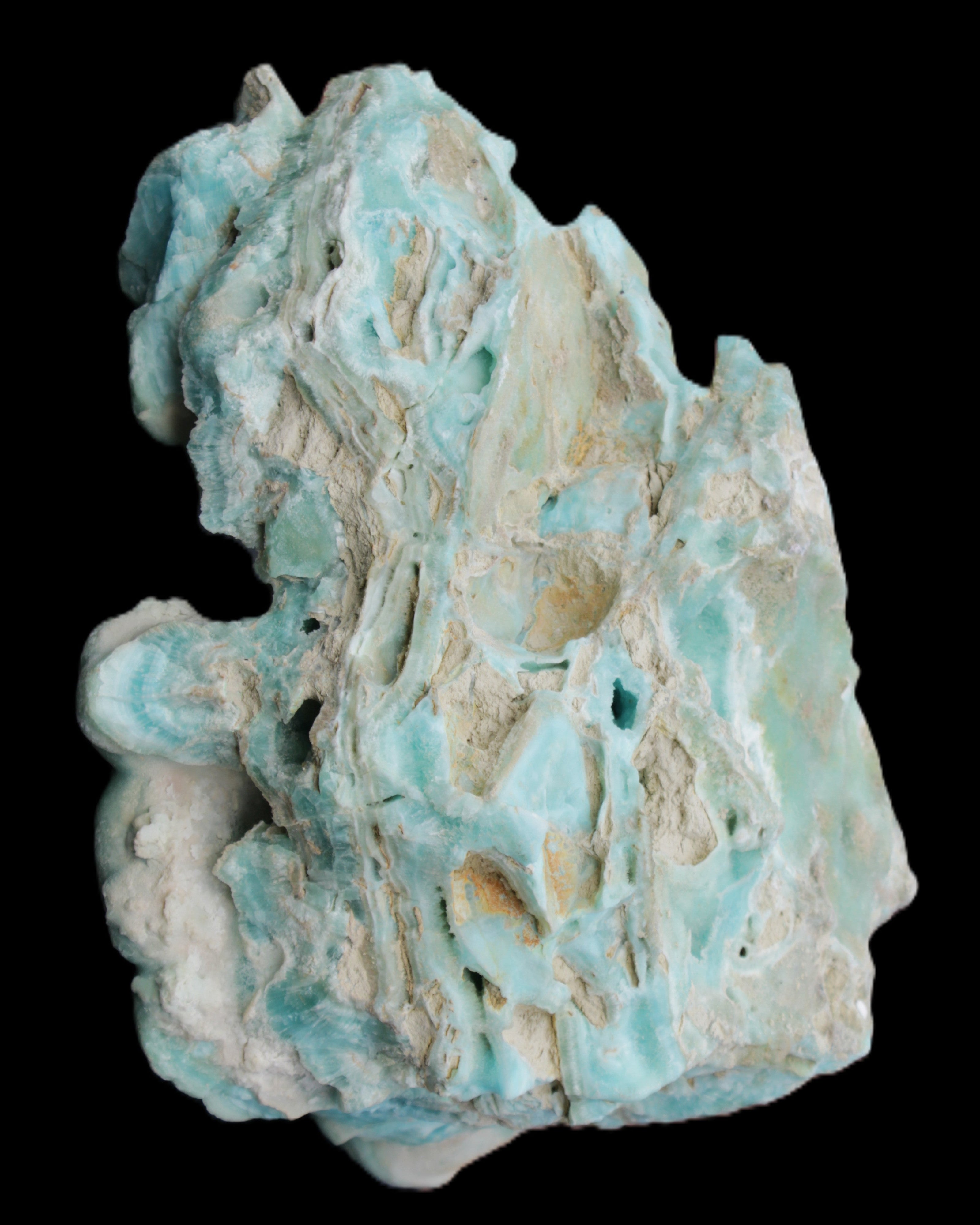 Massive Blue Aragonite specimen 238*150*110mm 4500g in sunlight - Rocks and Things Store