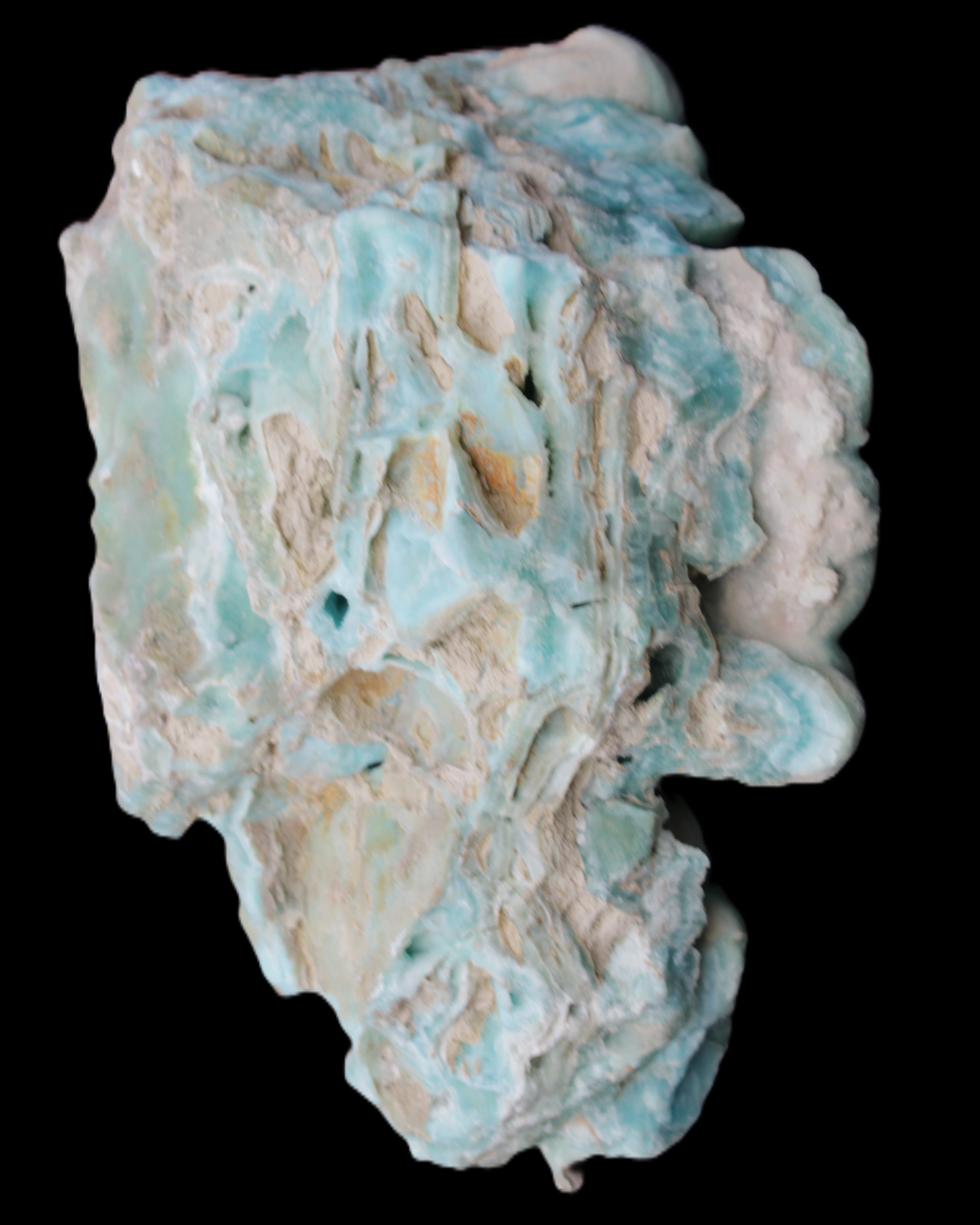 Massive Blue Aragonite specimen 238*150*110mm 4500g in sunlight - Rocks and Things Store
