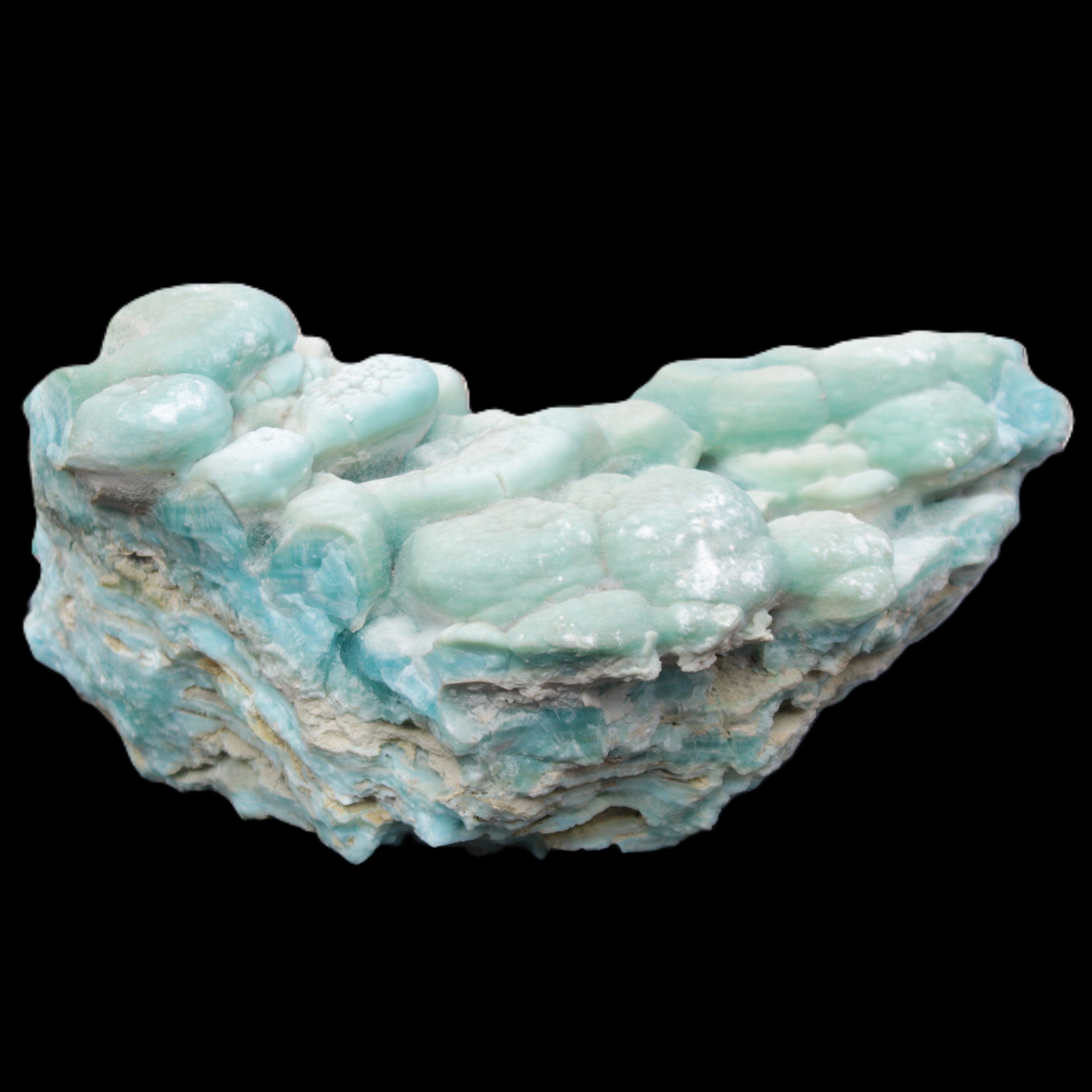 Massive Blue Aragonite specimen 238*150*110mm 4500g in sunlight - Rocks and Things Store