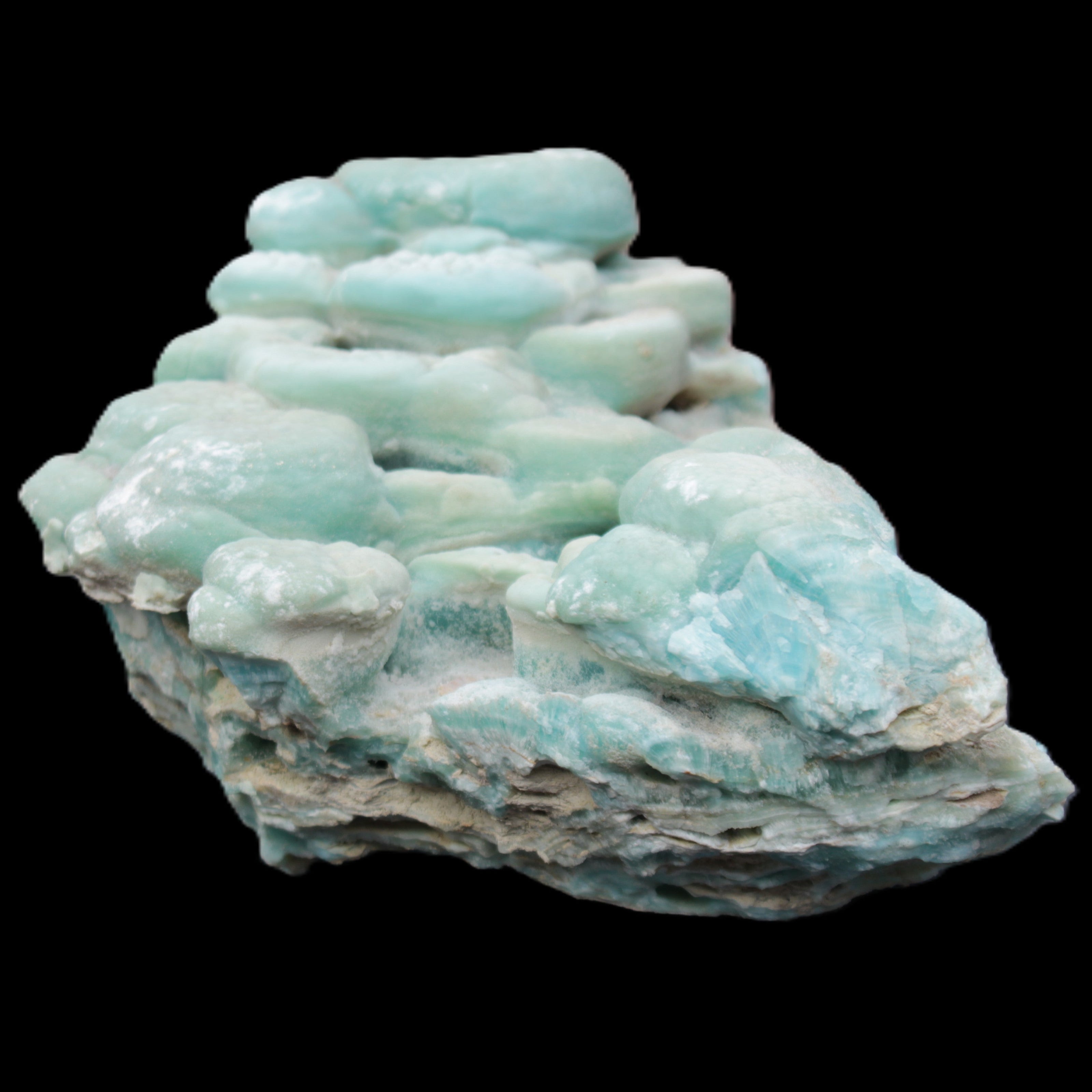 Massive Blue Aragonite specimen 238*150*110mm 4500g in sunlight - Rocks and Things Store