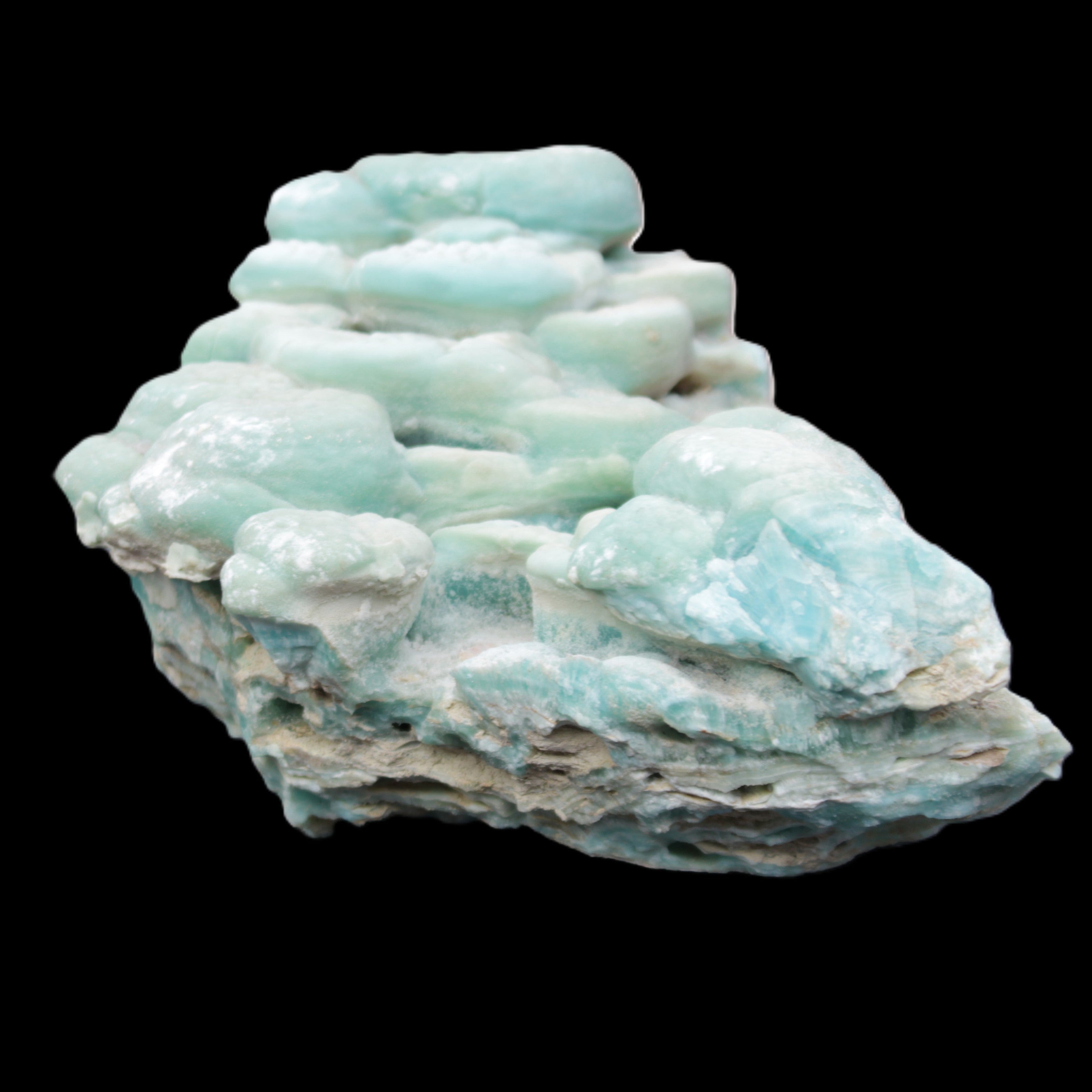 Massive Blue Aragonite specimen 238*150*110mm 4500g in sunlight - Rocks and Things Store
