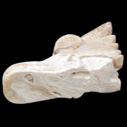 Chocolate Calcite dragon head 40*72*118mm 461g in sunlight - Rocks and Things Store