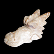 Chocolate Calcite dragon head 40*72*118mm 461g in sunlight - Rocks and Things Store