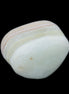 Pistachio Calcite tumbled stone 25-40mm 20-31g in sunlight - Rocks and Things Store