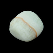 Pistachio Calcite tumbled stone 25-40mm 20-31g in sunlight - Rocks and Things Store