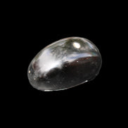 Polished Silver Obsidian stone 24-31mm 17-20g in sunshine - Rocks and Things Store