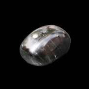 Polished Silver Obsidian stone 24-31mm 17-20g in sunshine - Rocks and Things Store