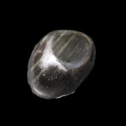 Polished Silver Obsidian stone 24-31mm 17-20g in sunshine - Rocks and Things Store