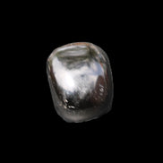 Polished Silver Obsidian stone 24-31mm 17-20g in sunshine - Rocks and Things Store