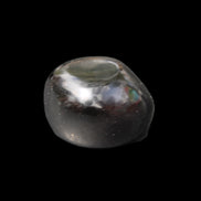 Polished Silver Obsidian stone 24-31mm 17-20g in sunshine - Rocks and Things Store