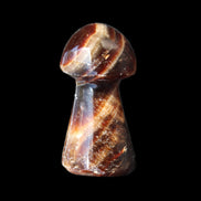 Chocolate Calcite Mushroom 32-35mm 14-18g in sunlight - Rocks and Things Store