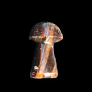 Chocolate Calcite Mushroom 32-35mm 14-18g in sunlight - Rocks and Things Store