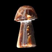 Chocolate Calcite mushroom 32-35mm 11-15g in sunlight - Rocks and Things Store