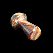 Chocolate Calcite Mushroom 32-35mm 14-18g in sunlight - Rocks and Things Store