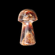 Chocolate Calcite mushroom 32-35mm 11-15g in sunlight - Rocks and Things Store